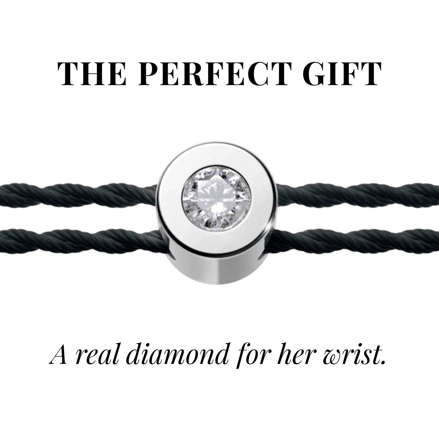 Parisian Solitaire Silver and Diamond
