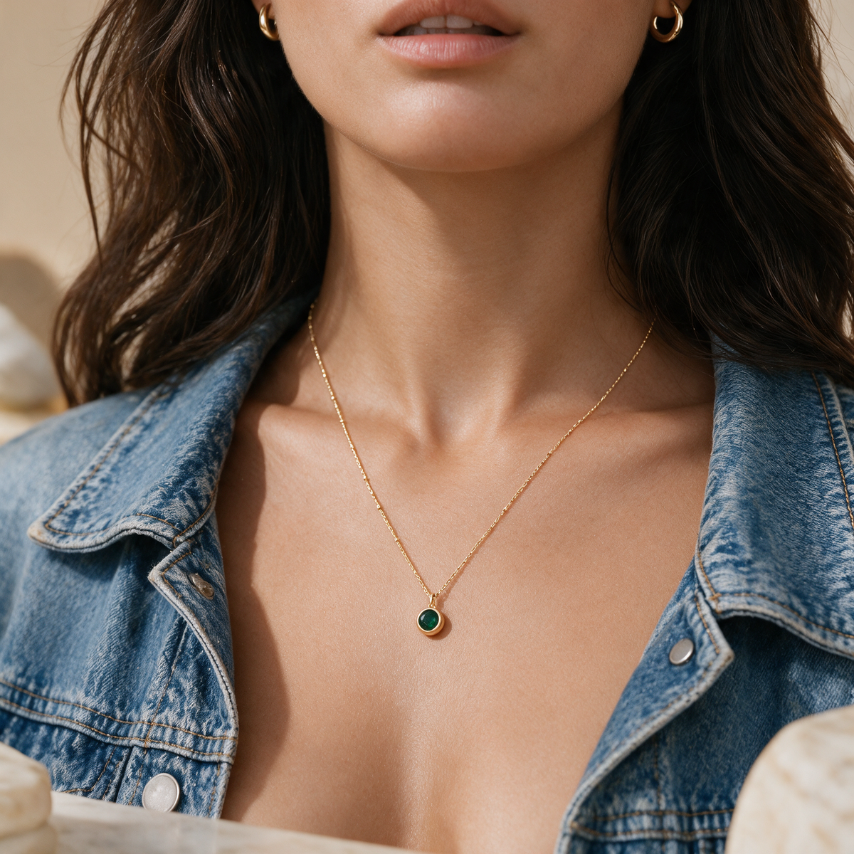 Gemstone Pendant Necklace