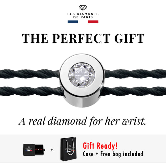 Parisian Solitaire Silver and Diamond