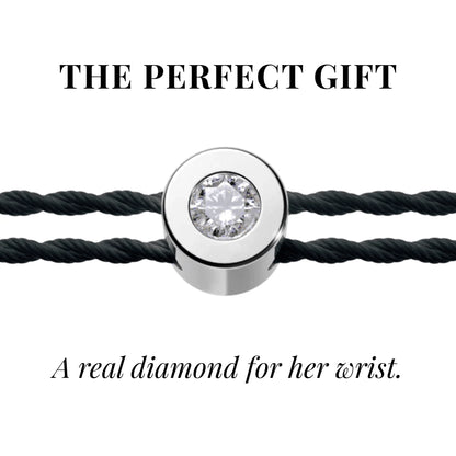 Parisian Solitaire Silver and Diamond