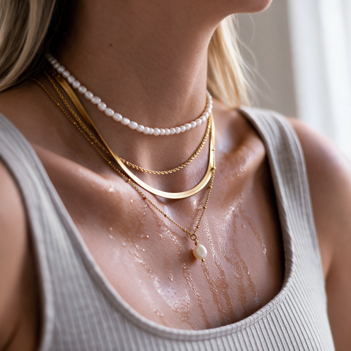 Étretat Herringbone Choker