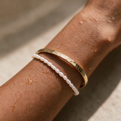 Textured Open Bangle