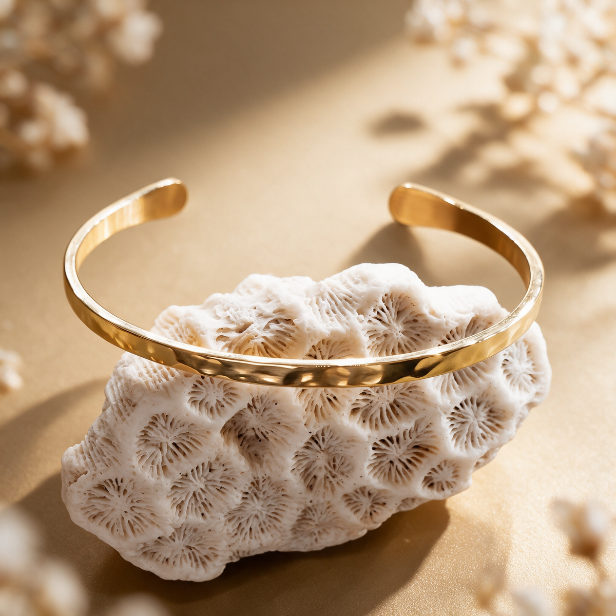 Textured Open Bangle