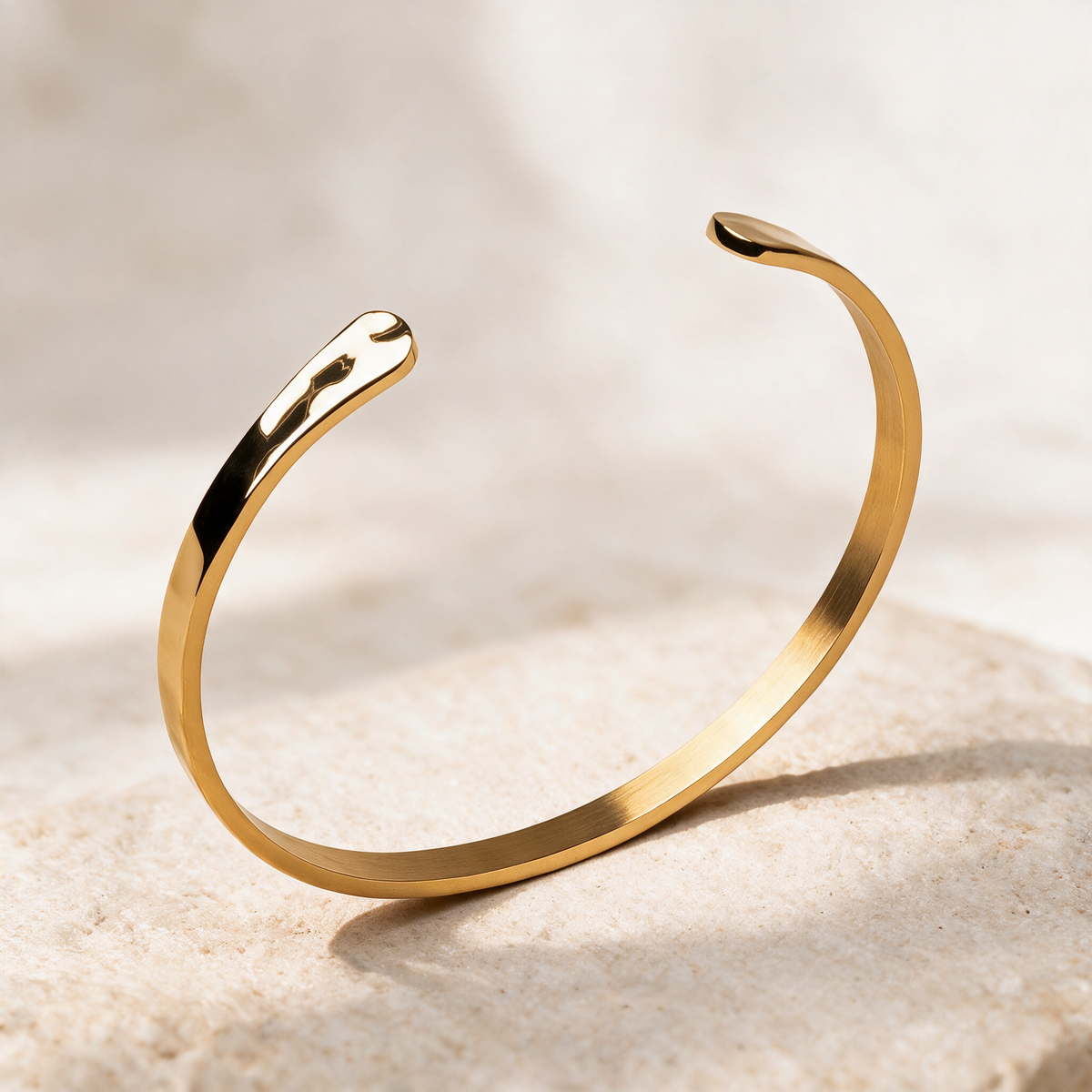 Textured Open Bangle