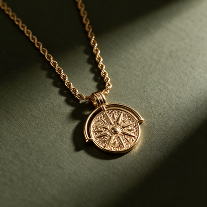 Sunburst Medallion Necklace