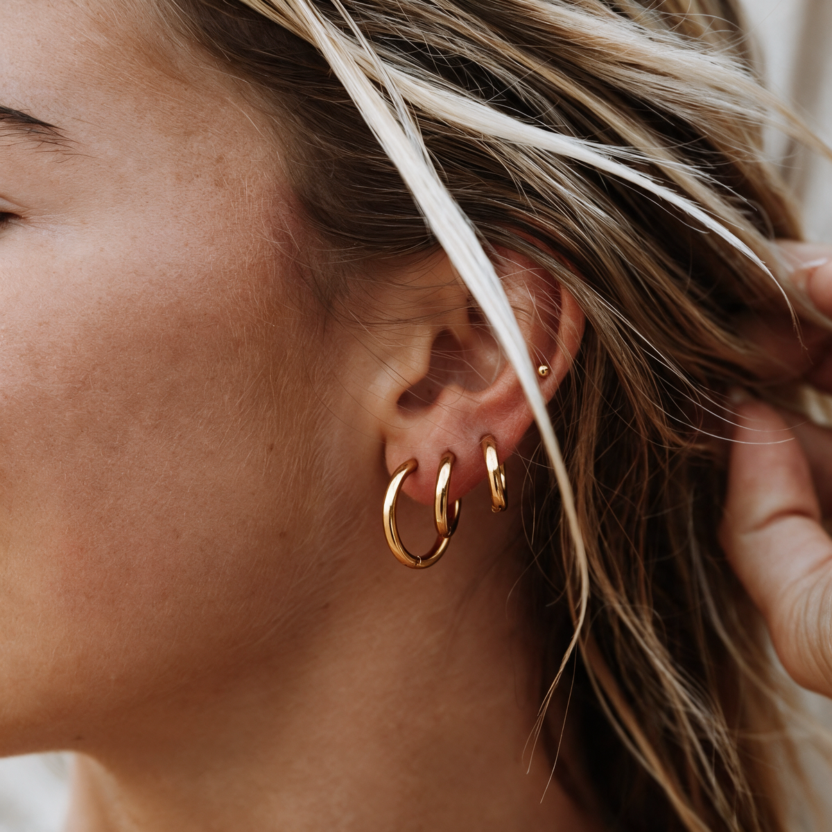Timeless Gold Hoops
