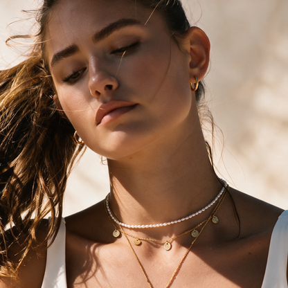 Textured Gold Hoops
