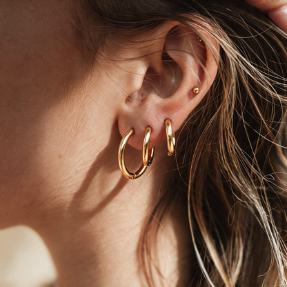 Trio Hoop Earring Set